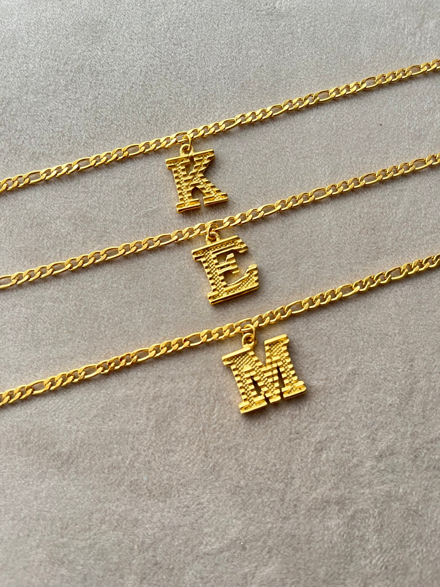 Tara Figaro Initial Anklet