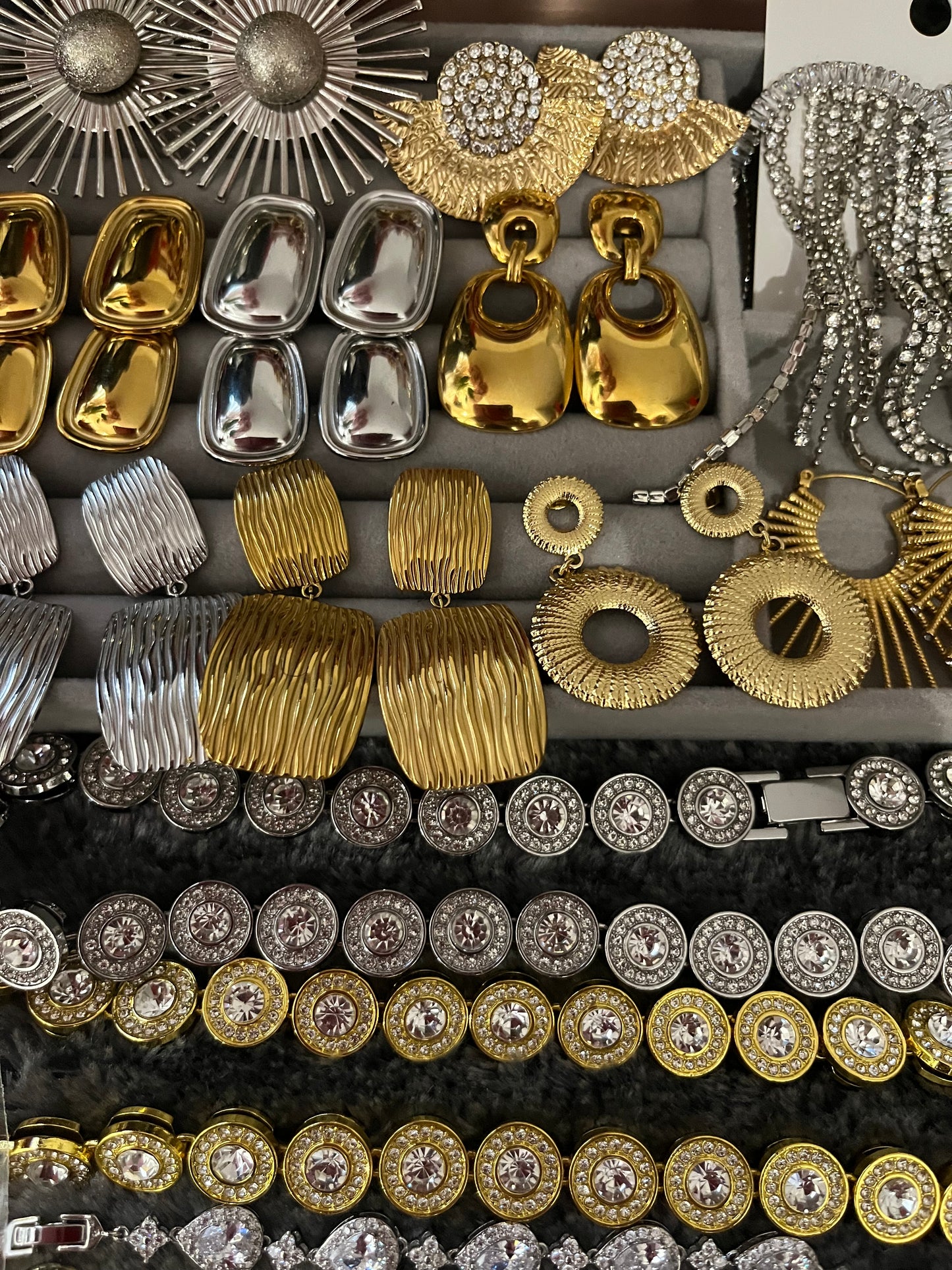 Earrings, Rings, Bracelets