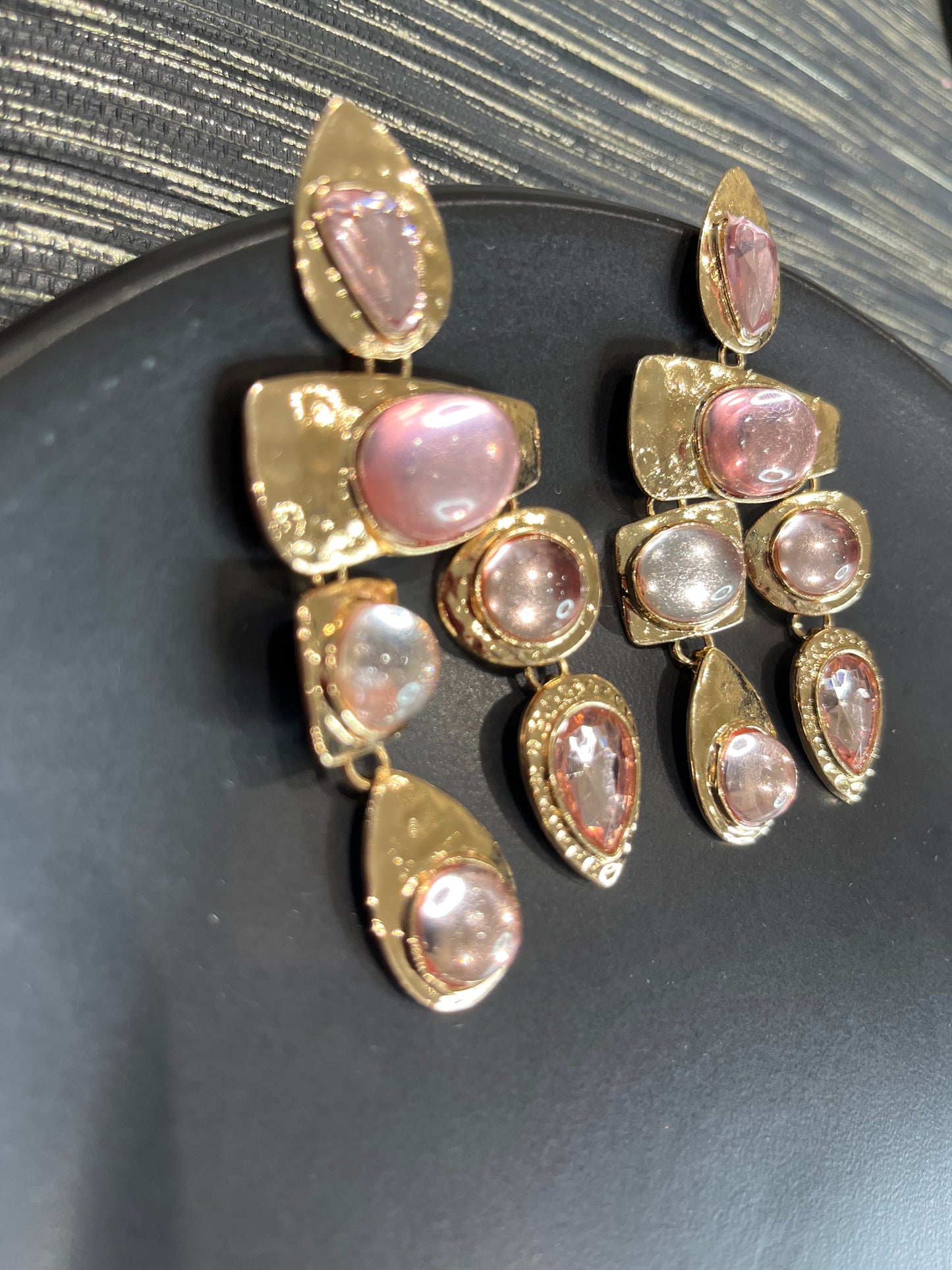 Rona Pink Dangle earrings