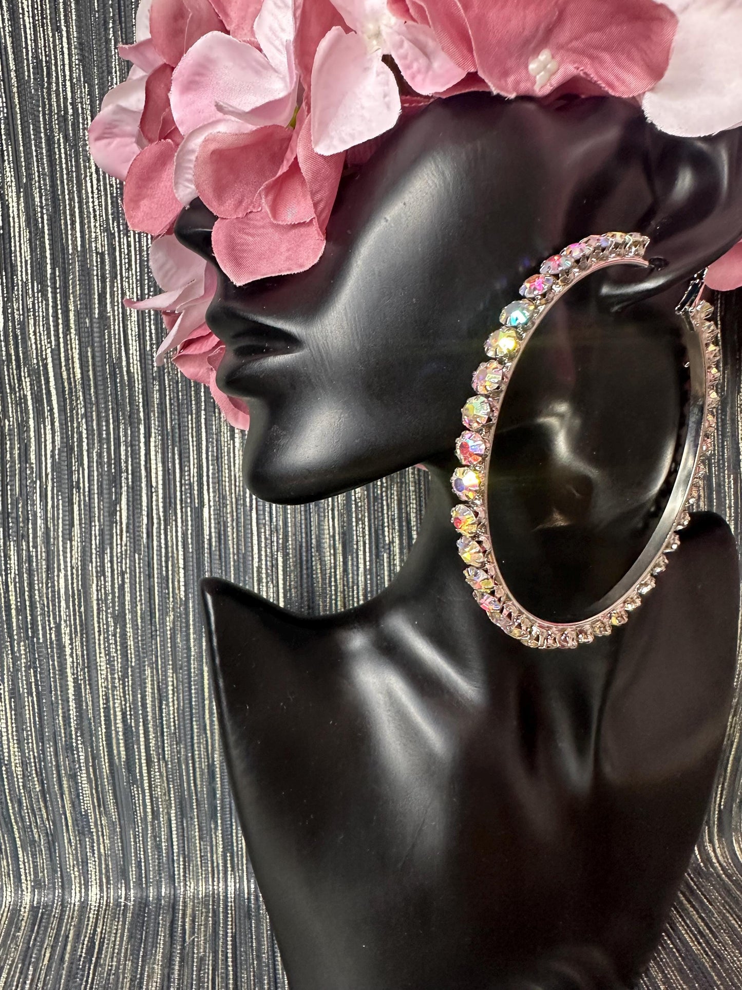 Nina Multiple Stoned Hoop earrings