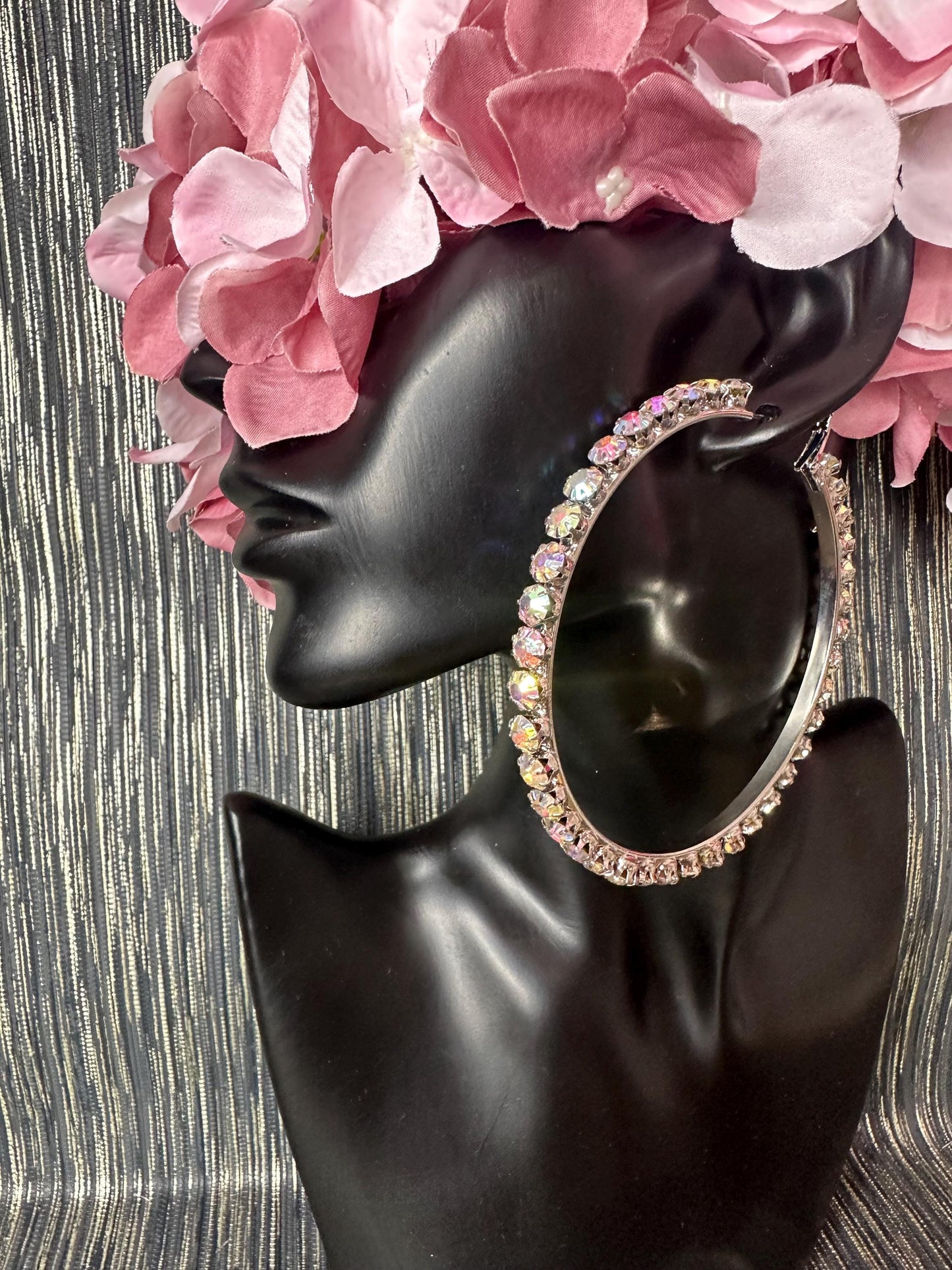 Nina Multiple Stoned Hoop earrings