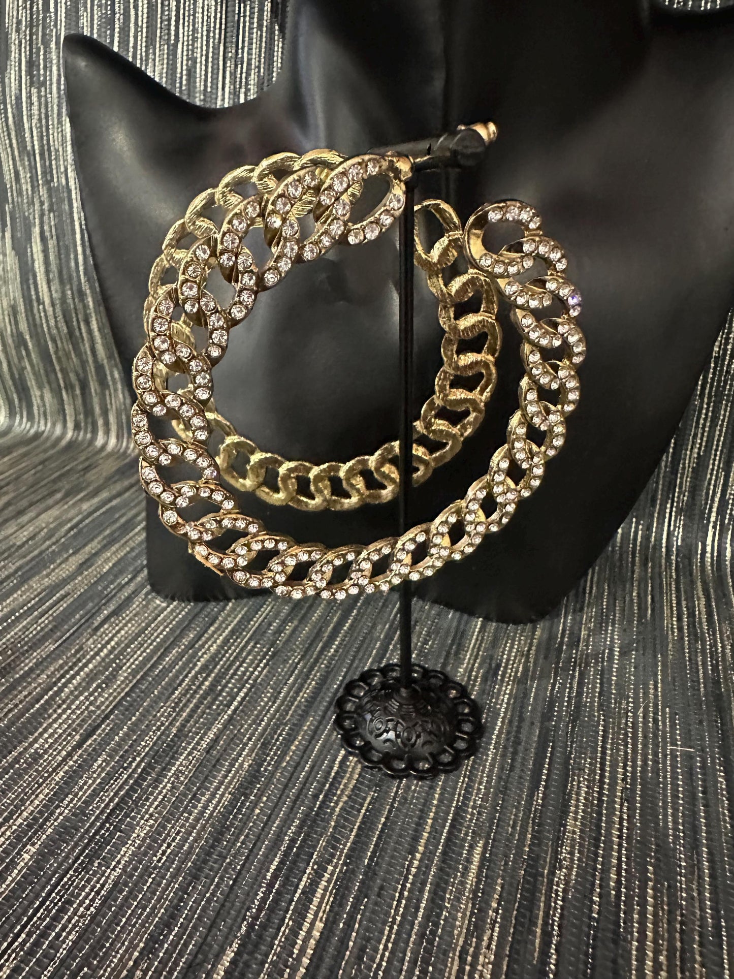 Multiple Ringed Hoop earrings