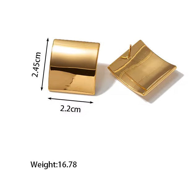 Dayna Curved earrings