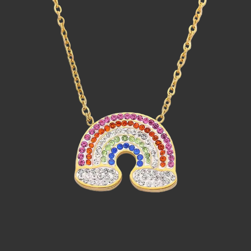 Rainbow Dainty Necklace