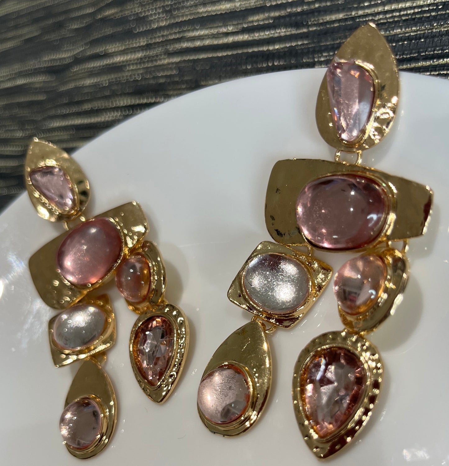 Rona Pink Dangle earrings