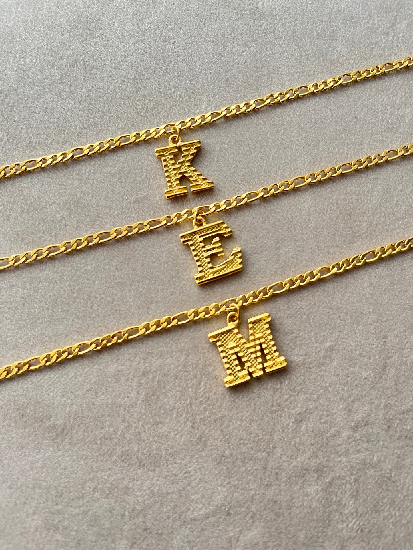 Tara Figaro Initial Anklet