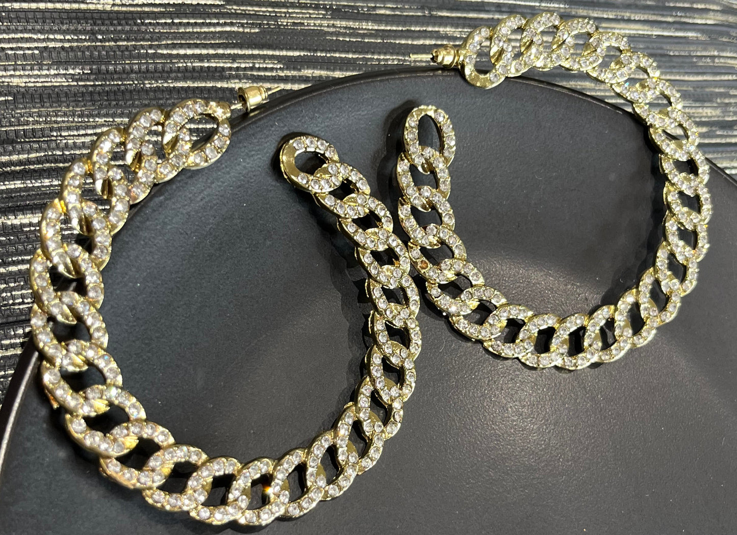 Multiple Ringed Hoop earrings