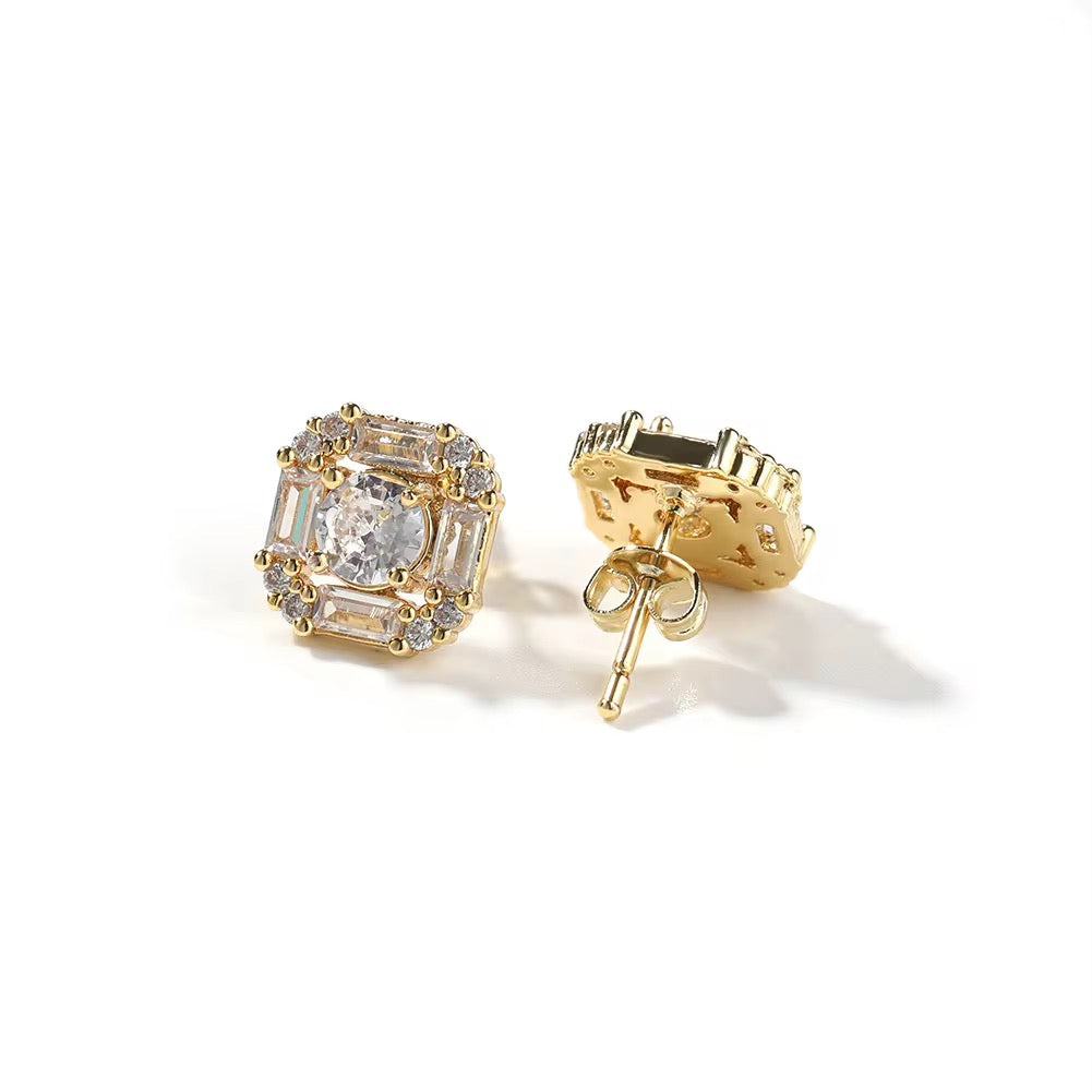 Raina Crystal Stud Earrings
