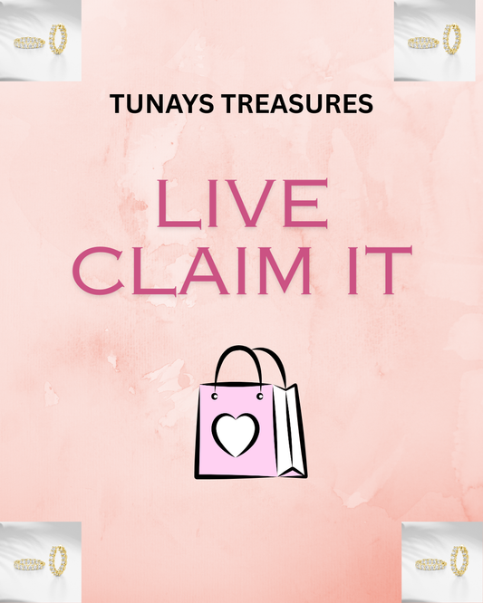 BEE & DROP  EARRINGS LIVE CLAIM