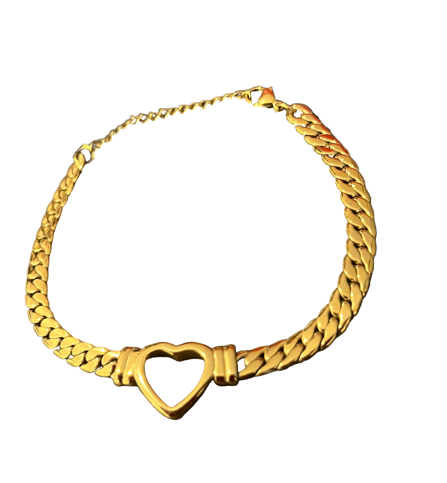 Gold Love Heart Bracelet