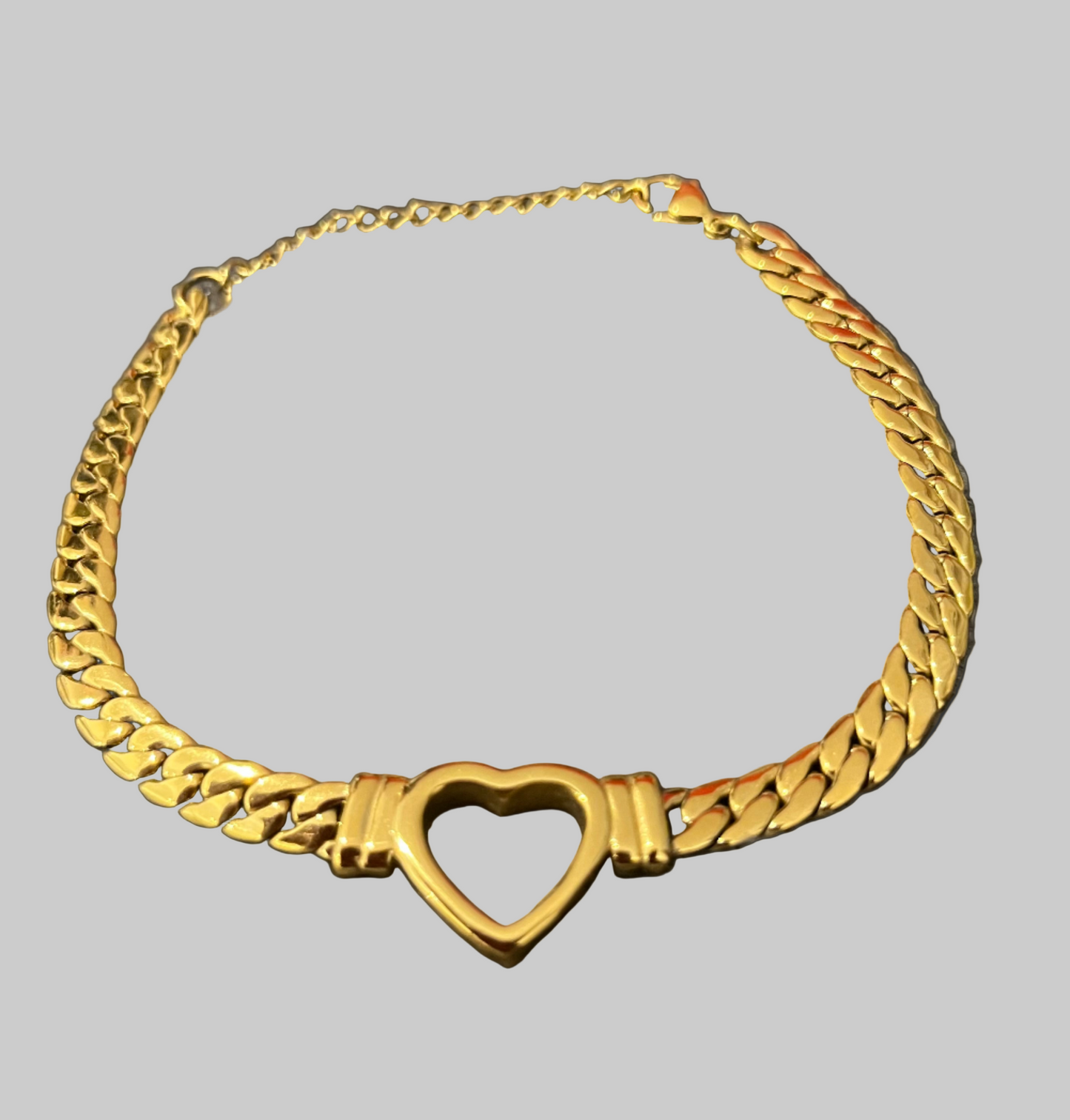 Gold Love Heart Bracelet