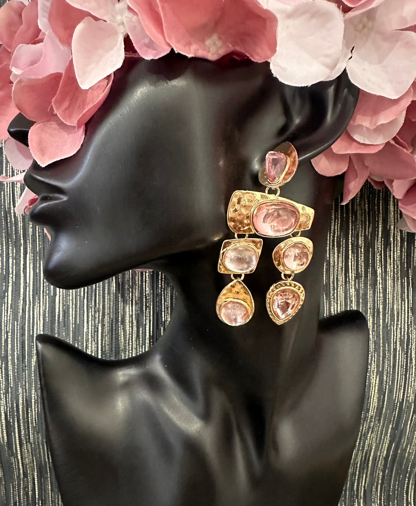 Rona Pink Dangle earrings