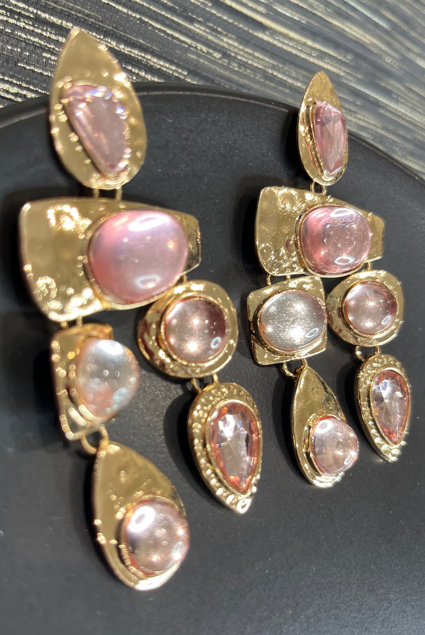 Rona Pink Dangle earrings