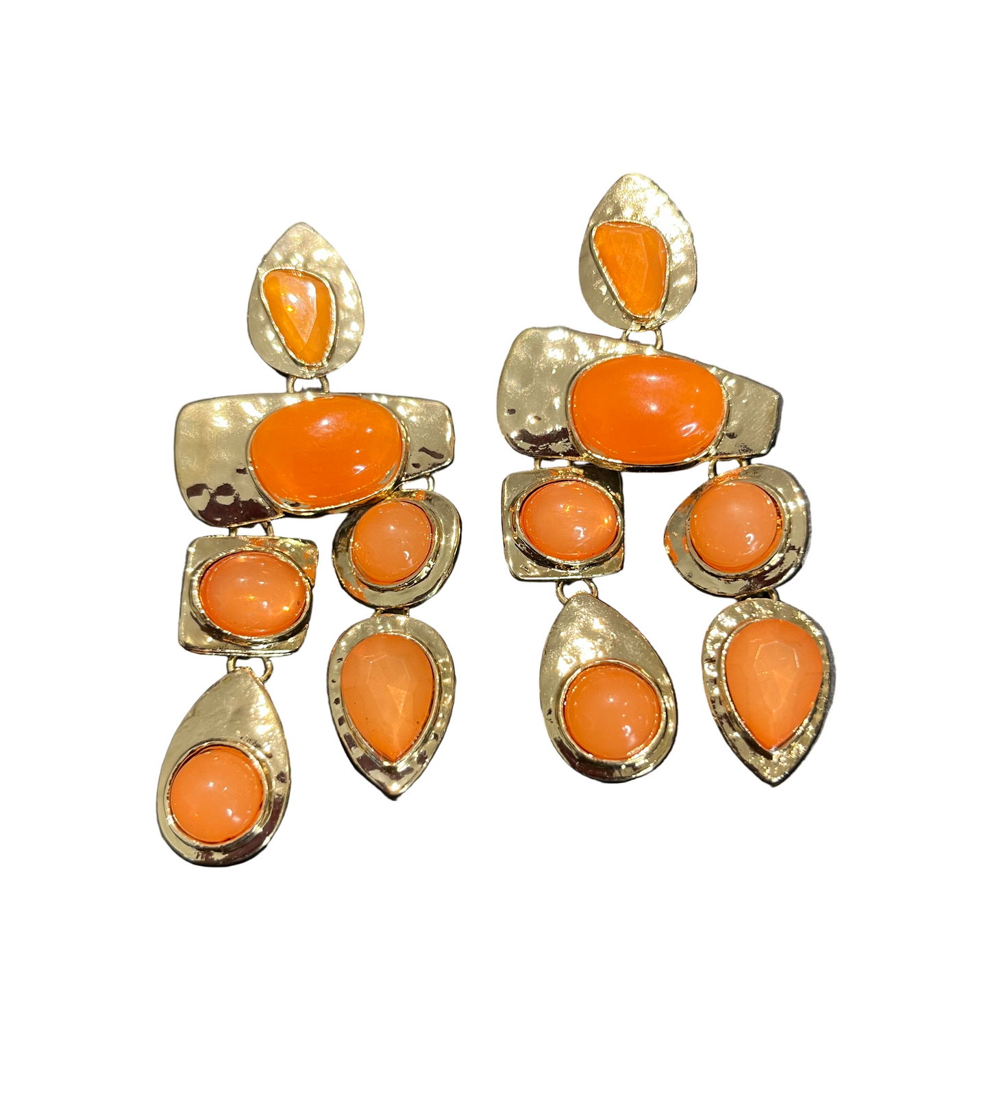 Rona Orange Dangle earrings
