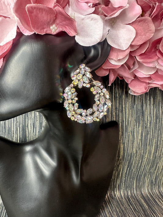 Sparkly Roundish Stoned earrings